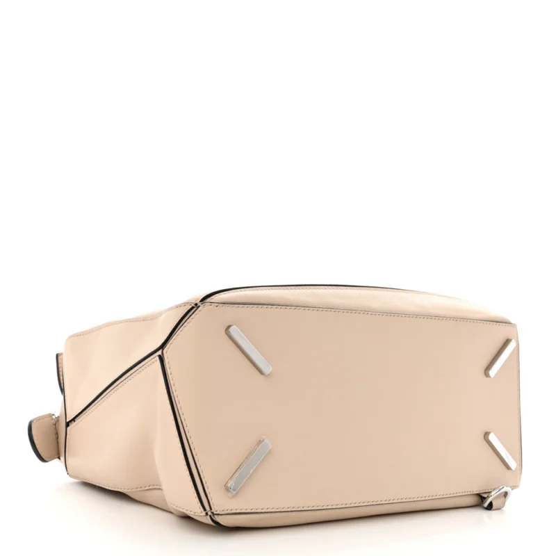 LOEWE PUZZLE BAG MEDIUM ASH CALFSKIN LEATHER - Image 6