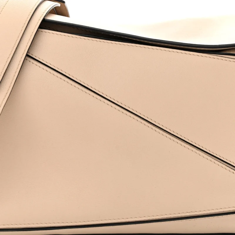 LOEWE PUZZLE BAG MEDIUM ASH CALFSKIN LEATHER - Image 8