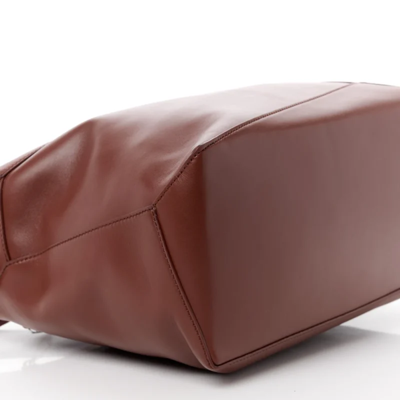 LOEWE PUZZLE BAG LARGE BROWNIE SHINY CALFSKIN LEATHER - Image 4