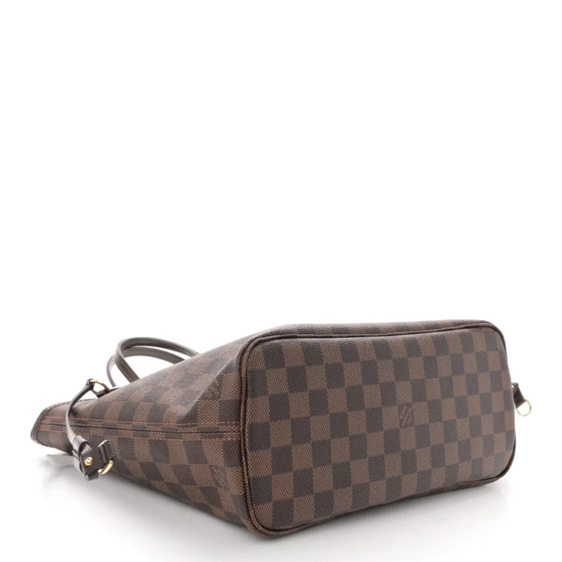 LOUIS VUITTON NEVERFULL PM DAMIER EBENE CANVAS CHERRY INTERIOR - Image 6
