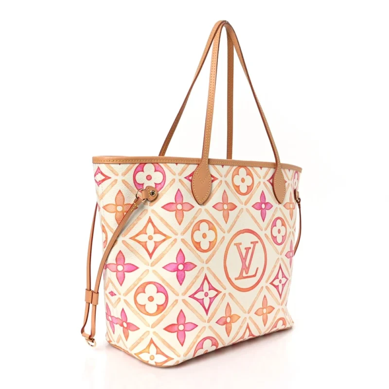 LOUIS VUITTON BY THE POOL 2.0 NEVERFULL MM CORAL GIANT MONOGRAM CANVAS - Image 3