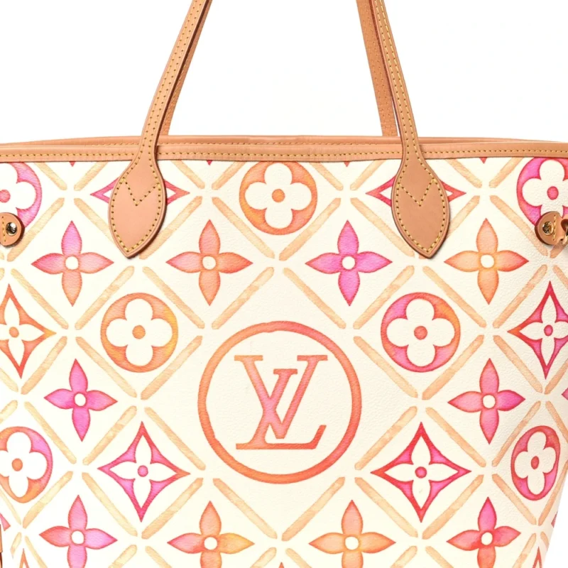 LOUIS VUITTON BY THE POOL 2.0 NEVERFULL MM CORAL GIANT MONOGRAM CANVAS - Image 8
