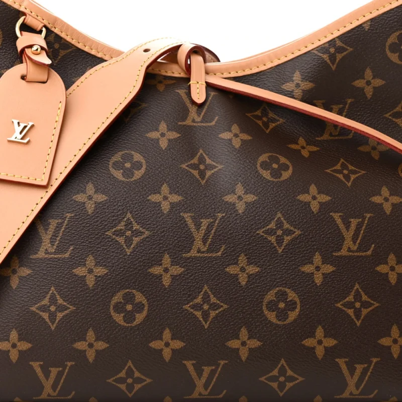 LOUIS VUITTON CARRYALL PM MONOGRAM CANVAS GOLD HARDWARE - Image 8
