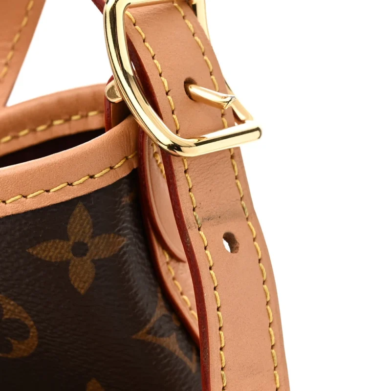 LOUIS VUITTON CARRYALL PM MONOGRAM CANVAS GOLD HARDWARE - Image 9