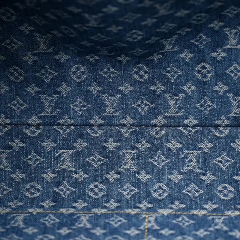 LOUIS VUITTON CARRYALL MM BLUE MONOGRAM DENIM - Image 7
