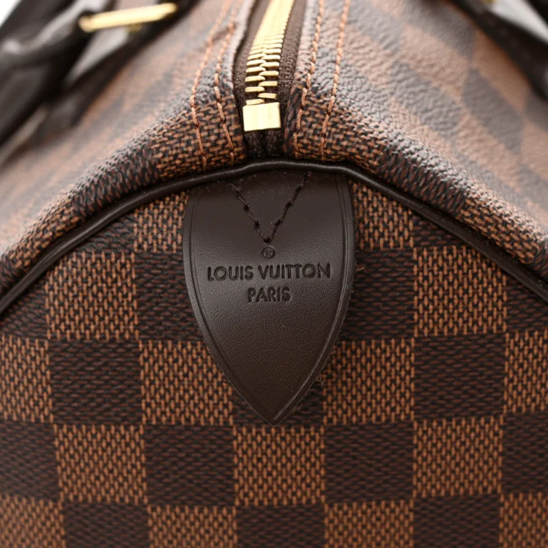 LOUIS VUITTON SPEEDY 30 DAMIER EBENE CANVAS BRASS HARDWARE - Image 2