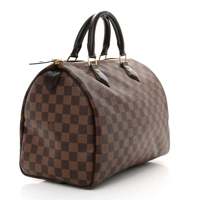 LOUIS VUITTON SPEEDY 30 DAMIER EBENE CANVAS BRASS HARDWARE - Image 3