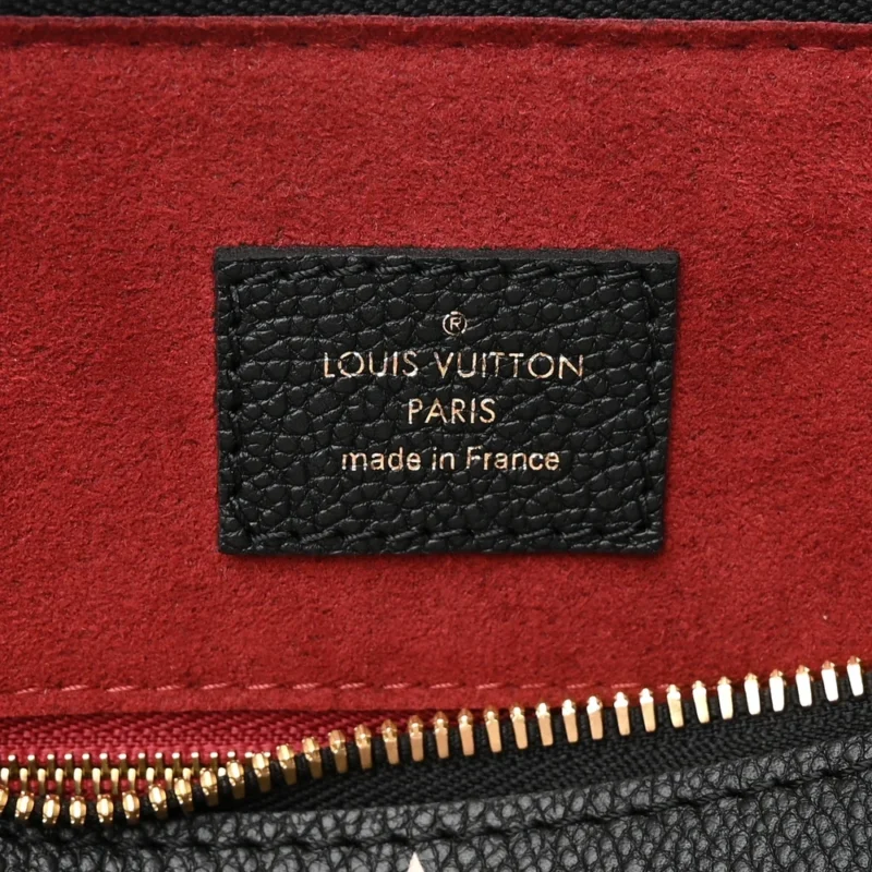 LOUIS VUITTON SPEEDY BANDOULIERE 25 BLACK/BEIGE GIANT MONOGRAM EMPREINTE LEATHER GOLD HARDWARE - Image 2