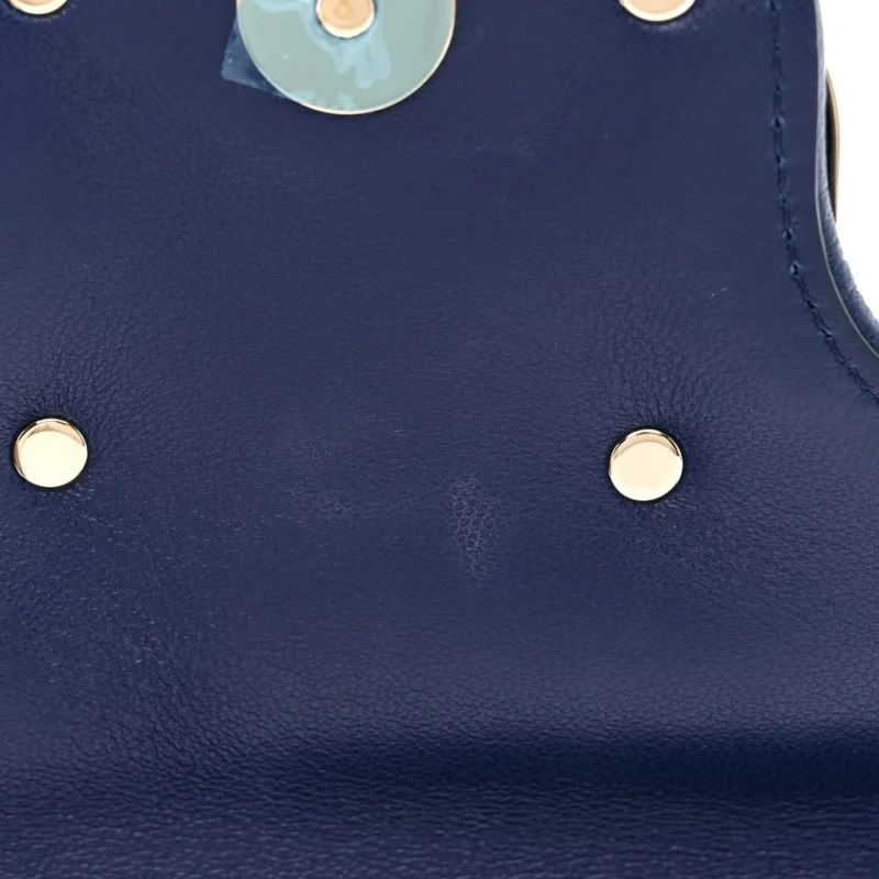 VALENTINO GARAVANI SMALL VLOGO LOC?? SHOULDER BAG WHITE/WORKER TOILE ICONOGRAPHE COTTON SILVER HARDWARE - Image 10