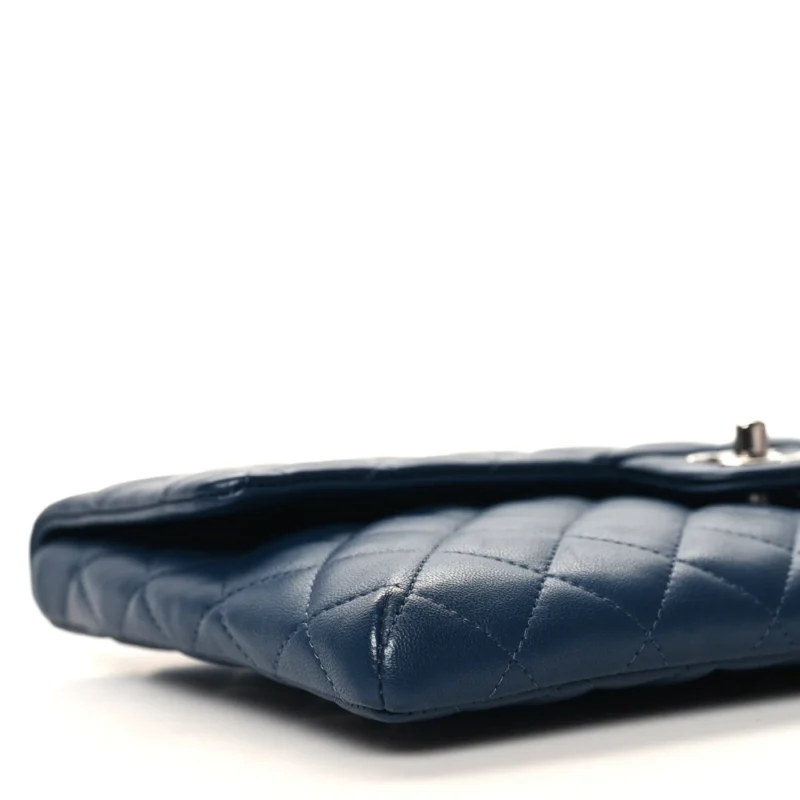 EXPLORE MEDIUM NAVY QUILTED DESIGNER CLUTCH - Image 4