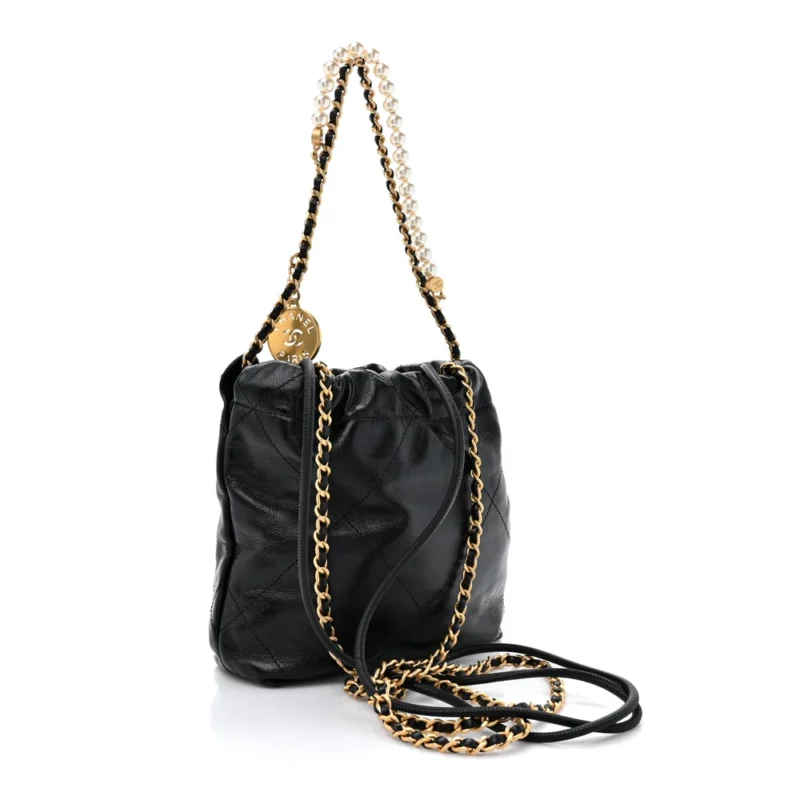 CHANEL PEARL MINI 22 BAG | PREMIUM DESIGNER HANDBAG - Image 3