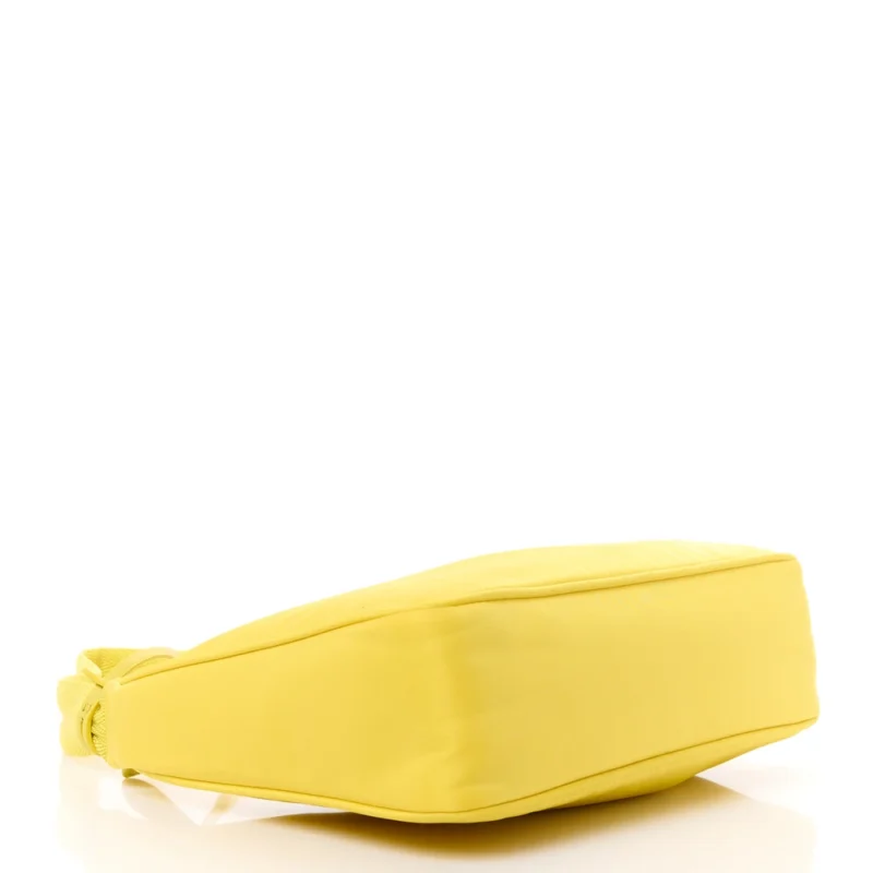 PRADA MINI RE-EDITION 2000 BAG ANANAS TESSUTO NYLON & SAFFIANO LEATHER SILVER HARDWARE - Image 6