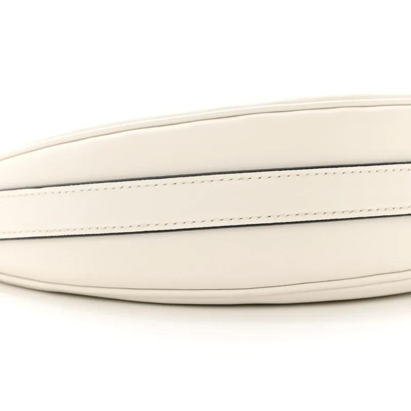 PRADA MEDIUM ARQUE SHOULDER BAG WHITE SOFT CALFSKIN LEATHER GOLD HARDWARE - Image 4