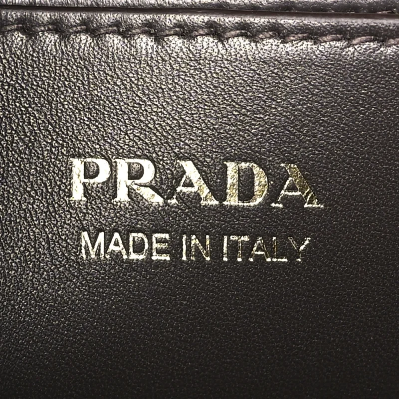 PRADA LARGE DOUBLE BELT TOTE CACAO SCAMOSCIATO SUEDE LEATHER - Image 2