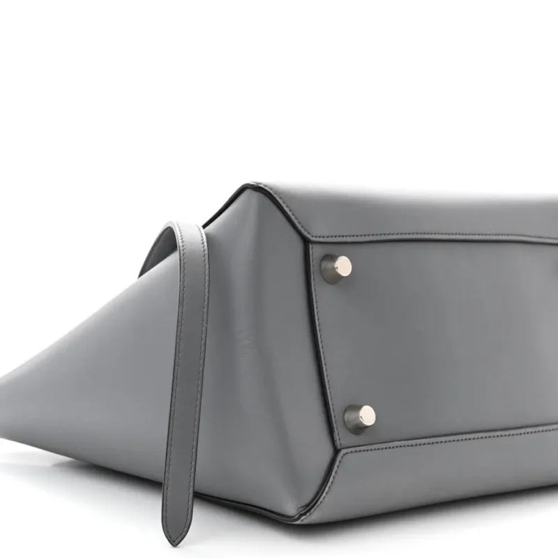 CELINE MINI BELT BAG STORM SMOOTH CALFSKIN LEATHER GOLD HARDWARE - Image 4