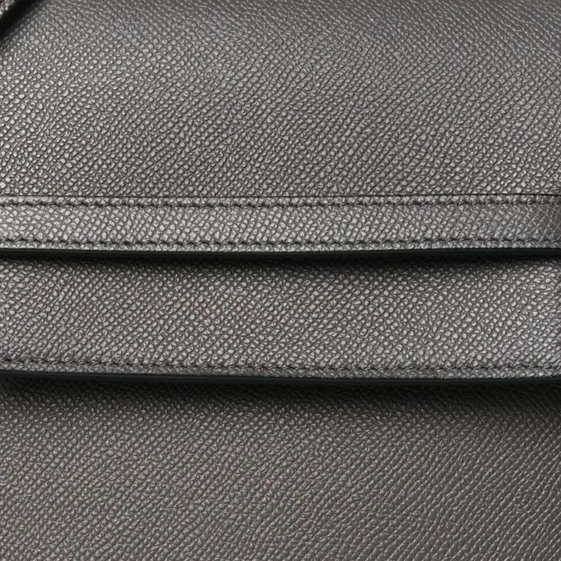 CELINE MICRO BELT BAG GREY GRAINED CALFSKIN LEATHER GOLD HARDWARE - Image 8