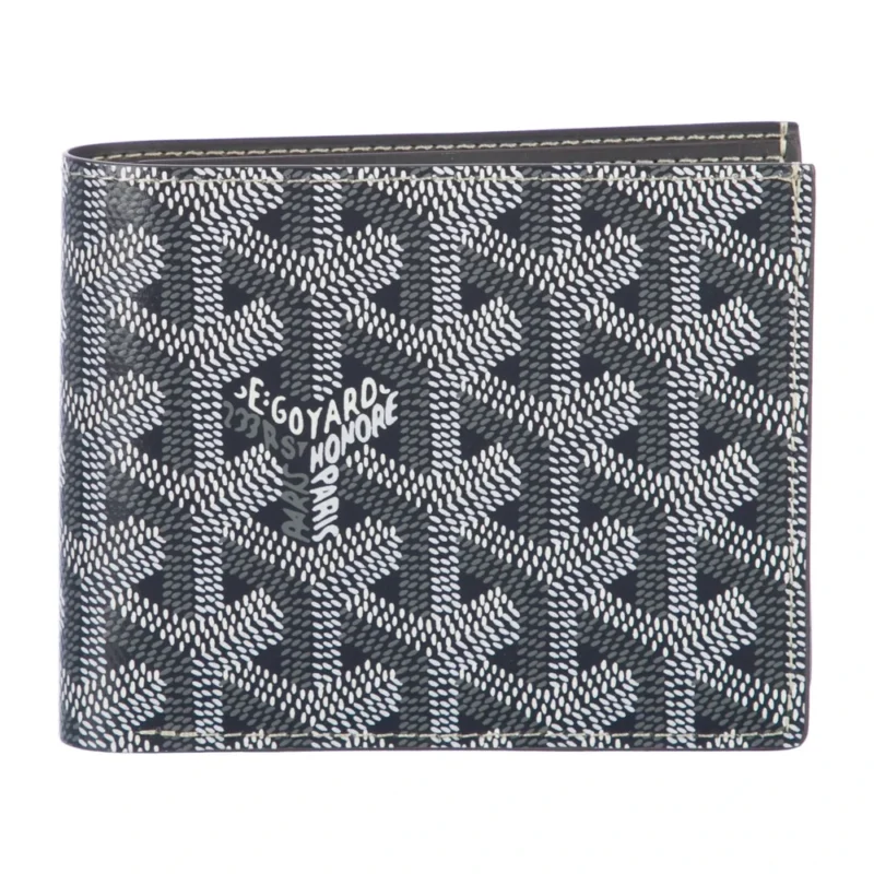 GOYARD SMALL WALLET GREY GOYARDINE PRINTED CANVAS