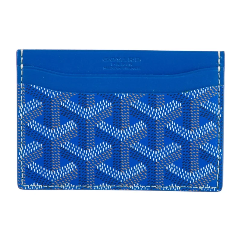 GOYARD SMALL SAINT SULPICE CARD HOLDER BLUE GOYARDINE CANVAS - Image 2