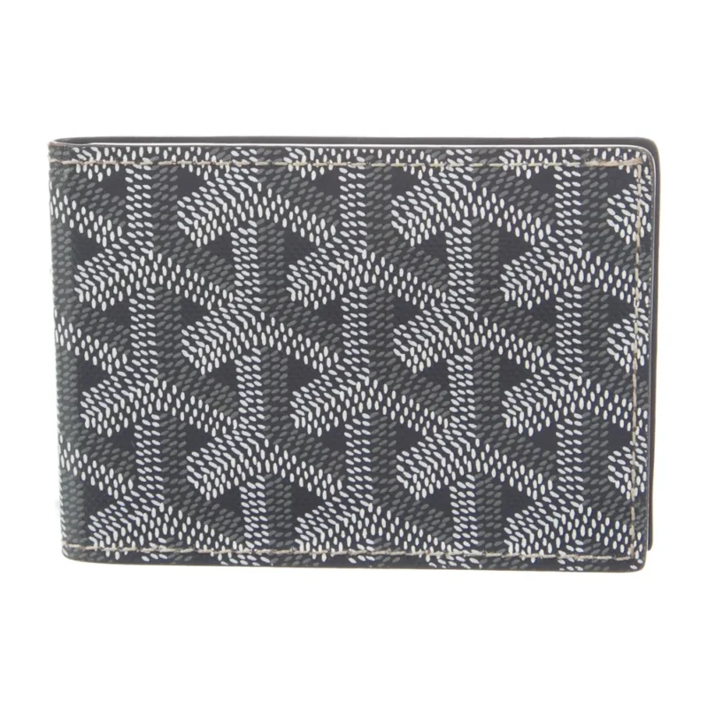 GOYARD SMALL BIFOLD WALLET GREY GOYARDINE PRINTED CANVAS - Image 2