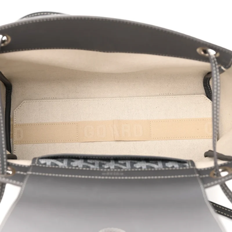 GOYARD ROUETTE TOTE PM GREY GOYARDINE CANVAS - Image 7