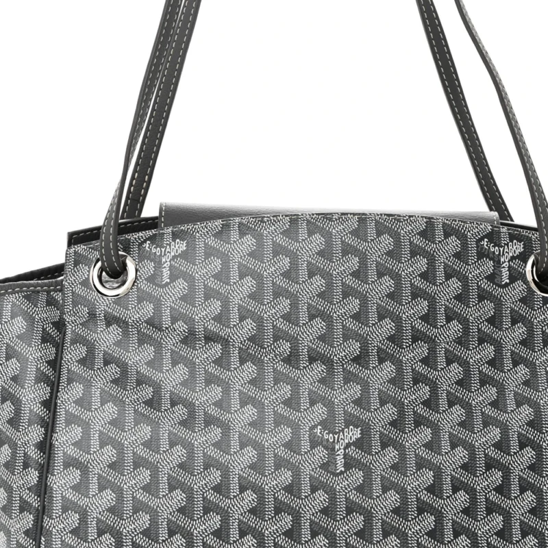 GOYARD ROUETTE TOTE PM GREY GOYARDINE CANVAS - Image 8