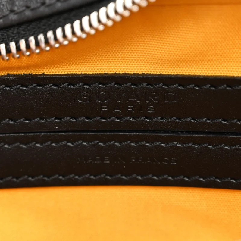 GOYARD SAC CAP VERT PM BLACK GOYARDINE CANVAS SILVER HARDWARE - Image 2