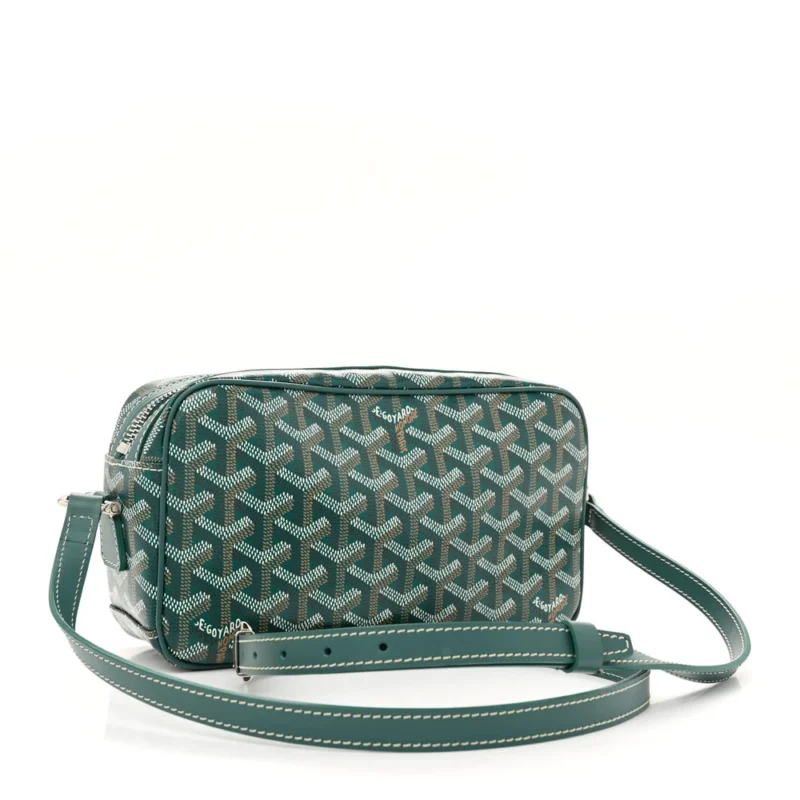 GOYARD SAC CAP VERT BAG PM GREEN GOYARDINE CANVAS - Image 3