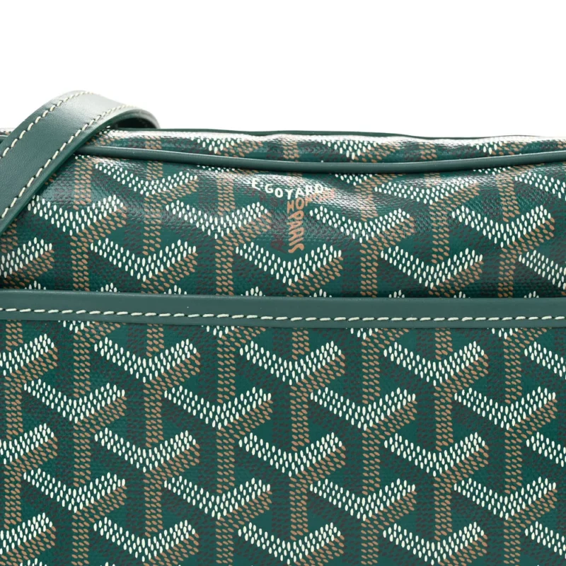 GOYARD SAC CAP VERT BAG PM GREEN GOYARDINE CANVAS - Image 8