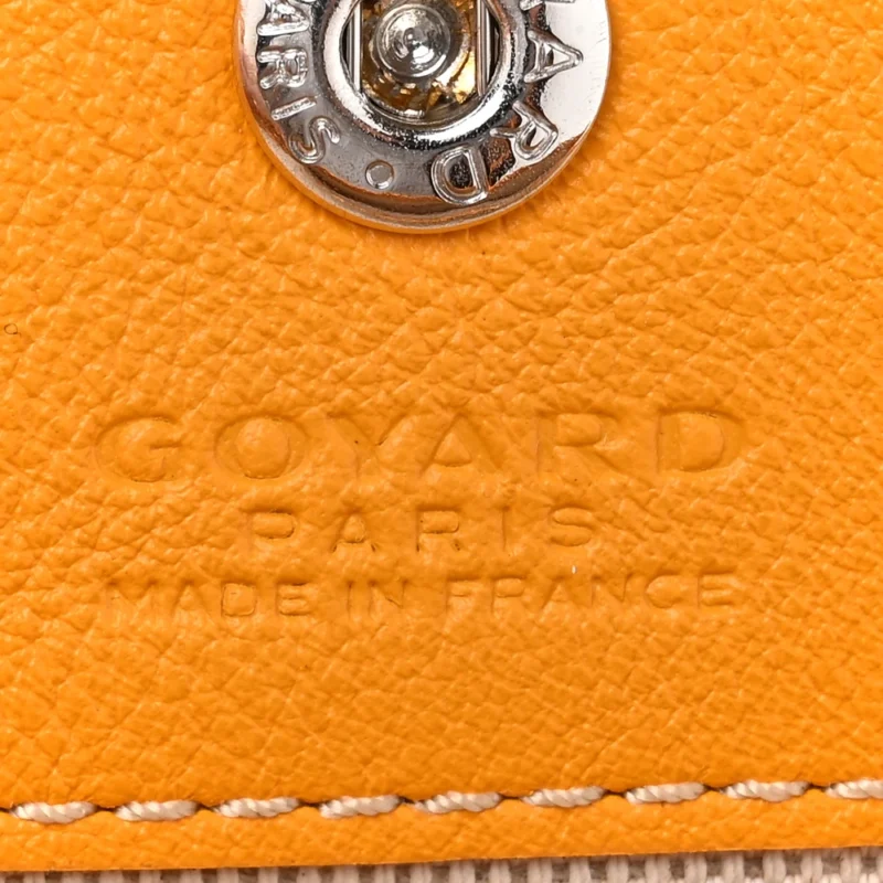 GOYARD REVERSIBLE MINI ANJOU TOTE YELLOW GOYARDINE CANVAS - Image 2