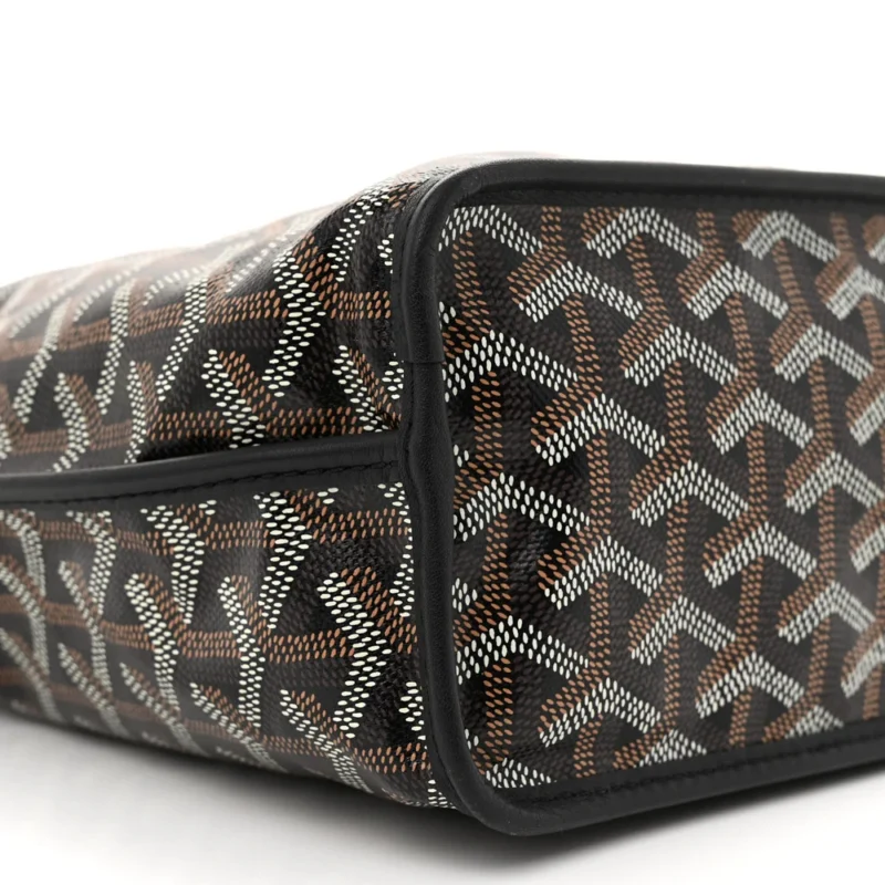 GOYARD MINI REVERSIBLE ANJOU BLACK GOYARDINE CANVAS - Image 4