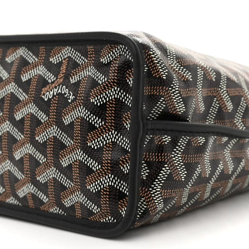 GOYARD MINI REVERSIBLE ANJOU BLACK GOYARDINE CANVAS - Image 5