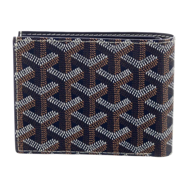 GOYARD MEDIUM BIFOLD WALLET BLUE GOYARDINE PRINTED CANVAS - Image 2