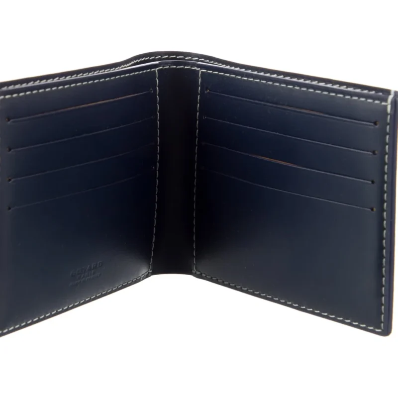 GOYARD MEDIUM BIFOLD WALLET BLUE GOYARDINE PRINTED CANVAS - Image 3