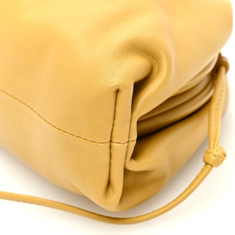 BOTTEGA VENETA MINI THE POUCH BUTTERSCOTCH BUTTER CALF LEATHER - Image 5
