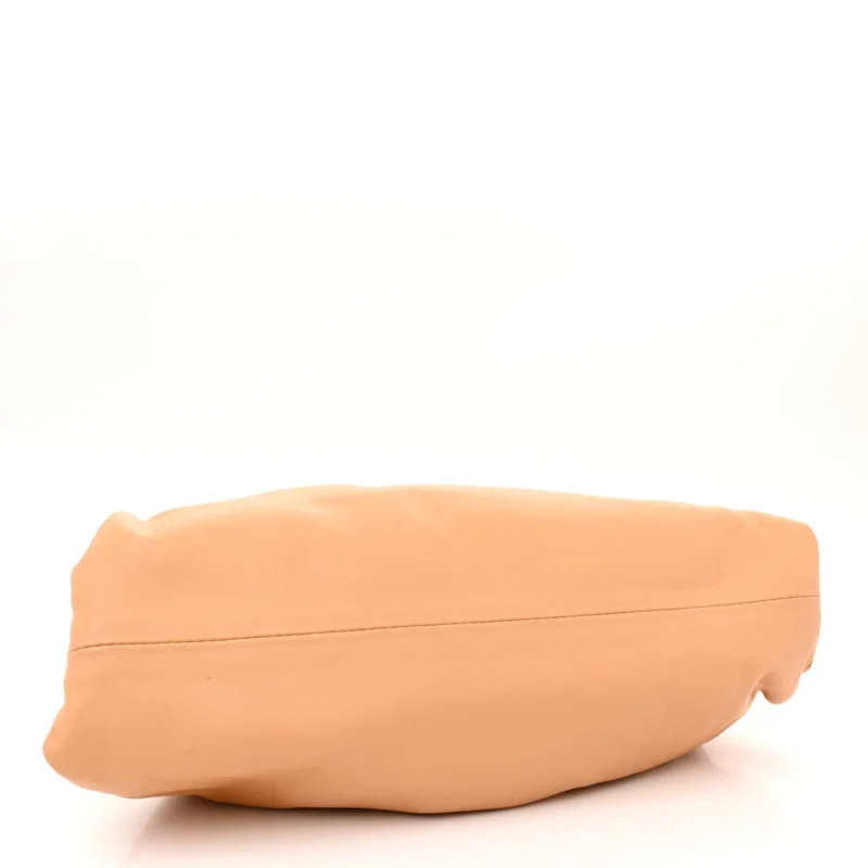BOTTEGA VENETA MINI TEEN POUCH ALMOND CALFSKIN LEATHER - Image 6