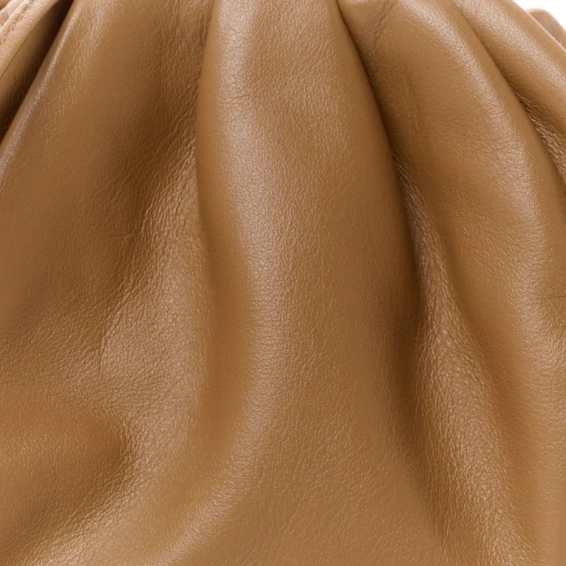 BOTTEGA VENETA MINI POUCH CAMMELLO BUTTER CALFSKIN LEATHER - Image 8