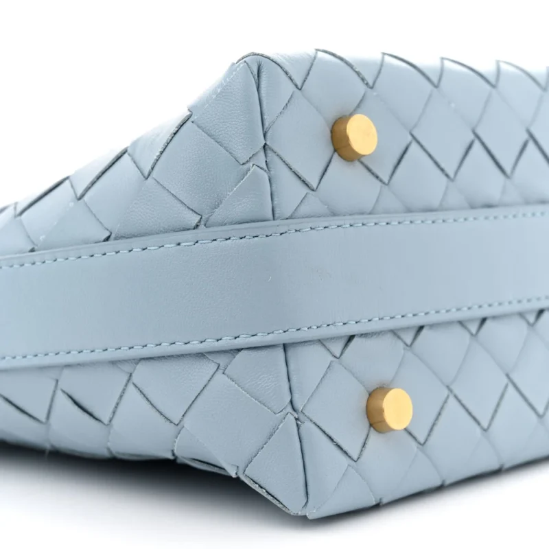 BOTTEGA VENETA MINI INTRECCIATO WALLACE ICE NAPPA CALFSKIN LEATHER - Image 4