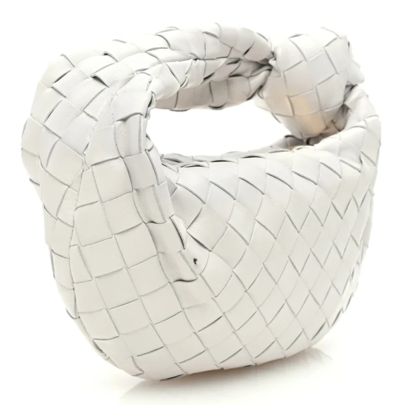 BOTTEGA VENETA MINI INTRECCIATO JODIE CHALK NAPPA LEATHER - Image 3