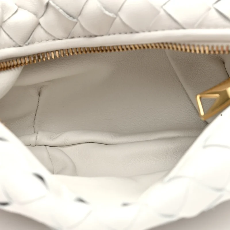 BOTTEGA VENETA MINI INTRECCIATO JODIE CHALK NAPPA LEATHER - Image 7