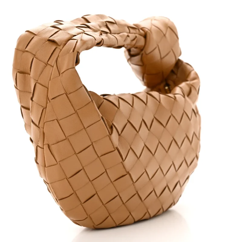 BOTTEGA VENETA MINI INTRECCIATO JODIE CARAMEL NAPPA LEATHER - Image 3