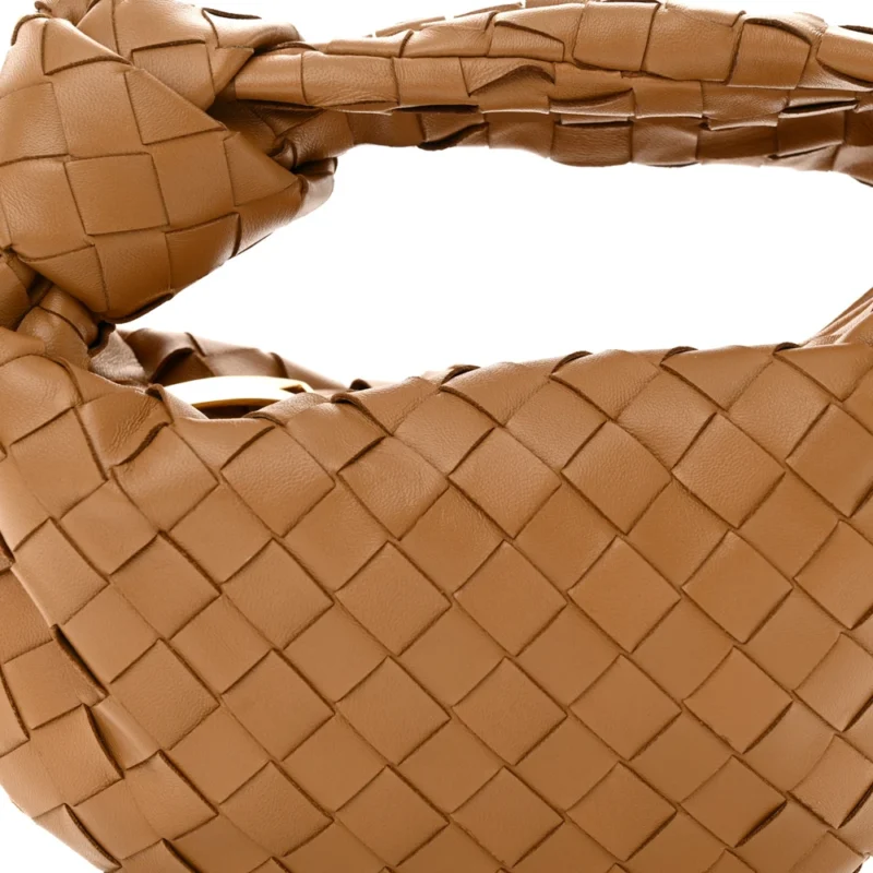 BOTTEGA VENETA MINI INTRECCIATO JODIE CARAMEL NAPPA LEATHER - Image 8