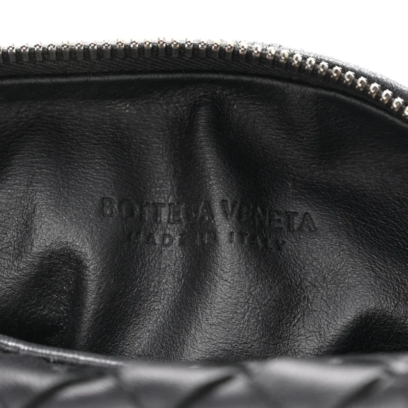 BOTTEGA VENETA MINI INTRECCIATO JODIE BLACK NAPPA LEATHER - Image 2