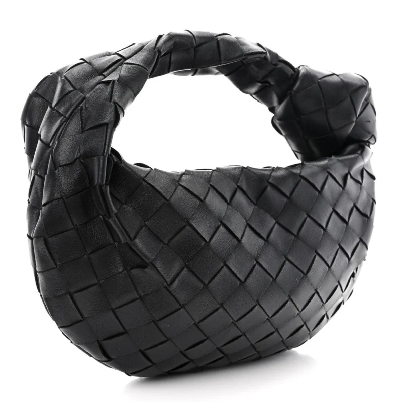 BOTTEGA VENETA MINI INTRECCIATO JODIE BLACK NAPPA LEATHER - Image 3
