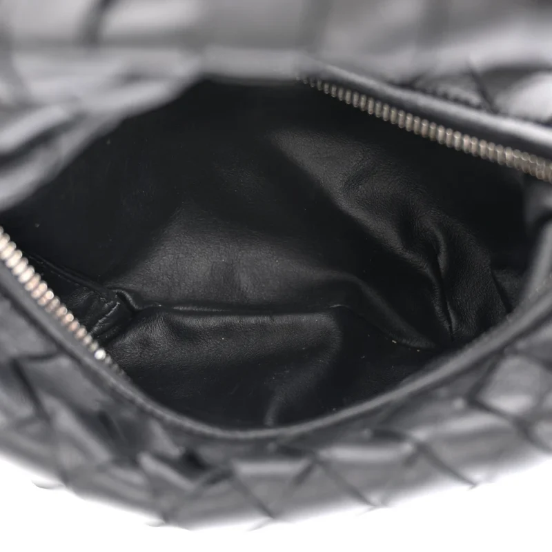 BOTTEGA VENETA MINI INTRECCIATO JODIE BLACK NAPPA LEATHER - Image 7
