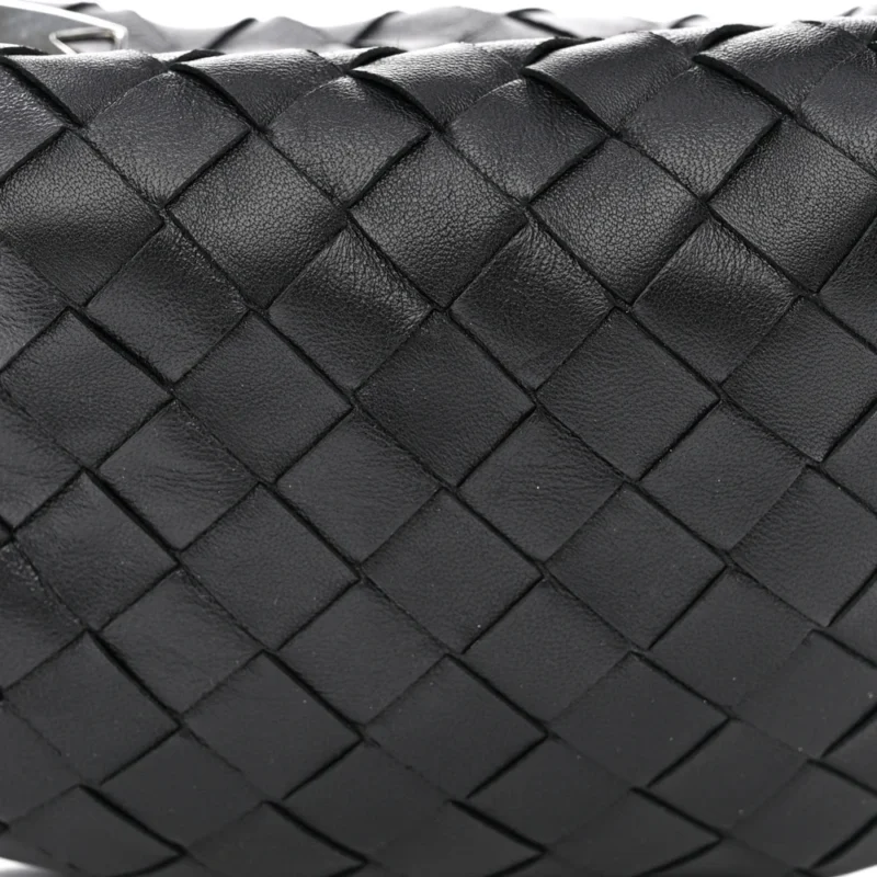 BOTTEGA VENETA MINI INTRECCIATO JODIE BLACK NAPPA LEATHER - Image 8