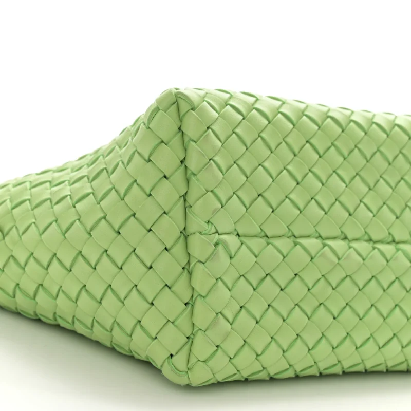 BOTTEGA VENETA MINI INTRECCIATO CABAT LIGHT GREEN NAPPA LEATHER - Image 4
