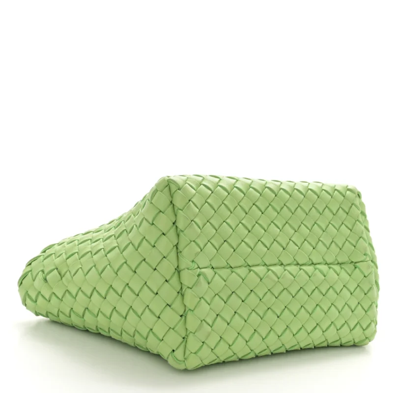 BOTTEGA VENETA MINI INTRECCIATO CABAT LIGHT GREEN NAPPA LEATHER - Image 6