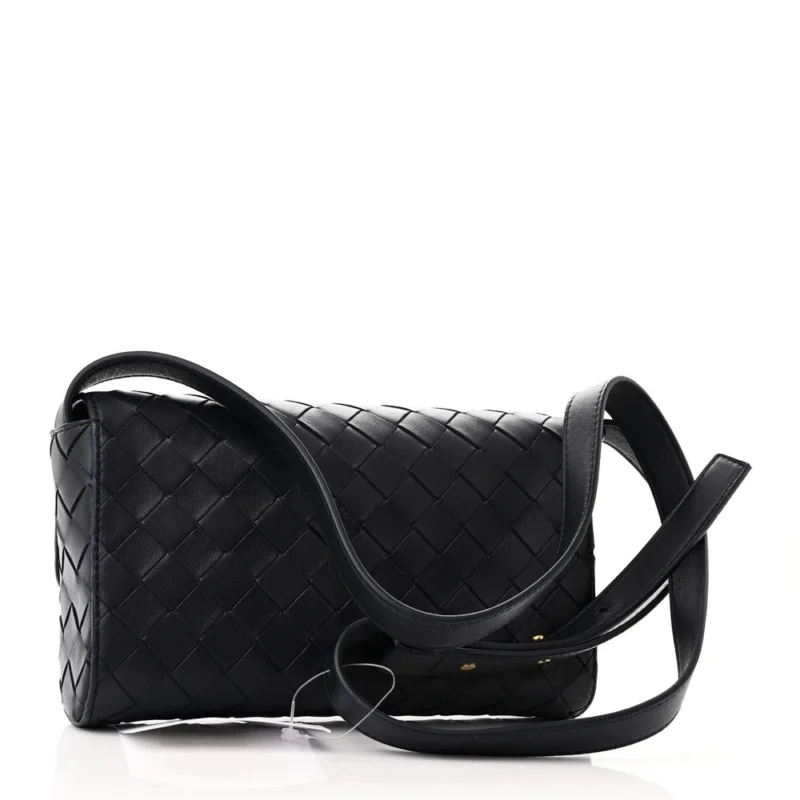 BOTTEGA VENETA MEDIUM INTRECCIATO ANDIAMO SHOULDER BAG SPACE NAPPA LEATHER GOLD HARDWARE - Image 3