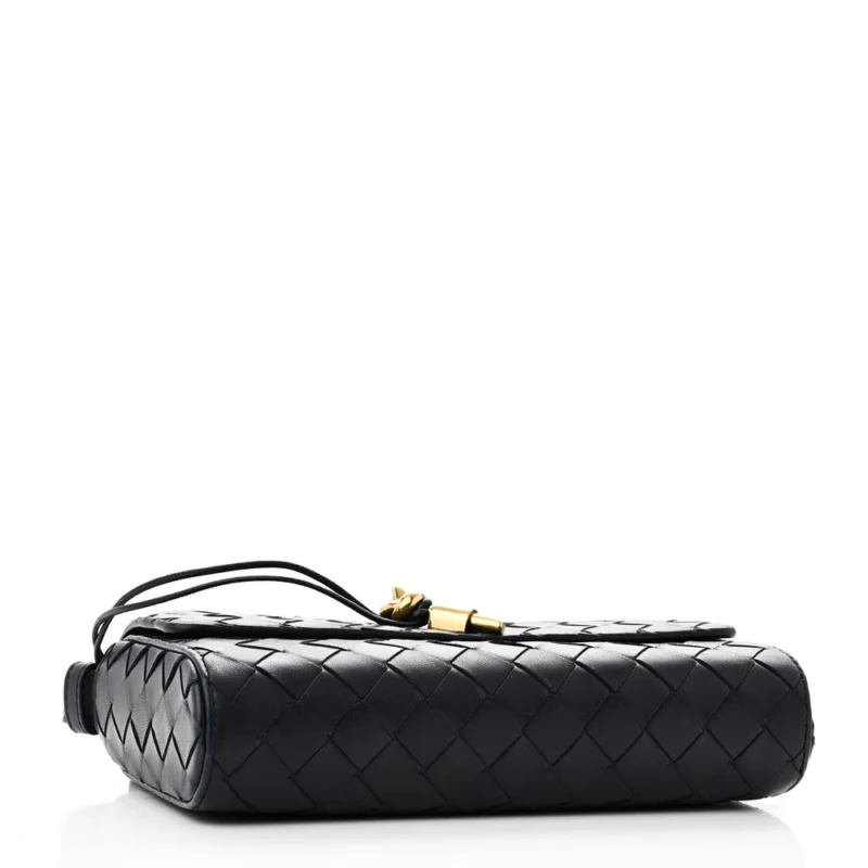 BOTTEGA VENETA MEDIUM INTRECCIATO ANDIAMO SHOULDER BAG SPACE NAPPA LEATHER GOLD HARDWARE - Image 6