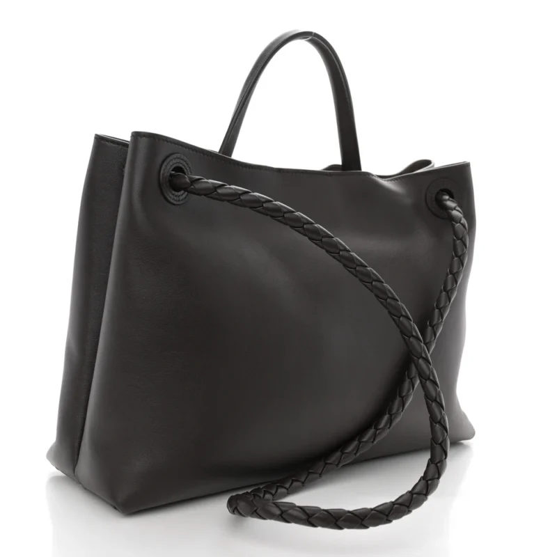 BOTTEGA VENETA MEDIUM ANDIAMO SHOULDER BAG FONDANT SILKY CALFSKIN LEATHER GOLD HARDWARE - Image 3